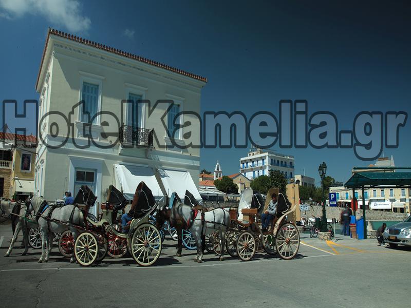 Kamelia Hotel Spétses Exteriör bild